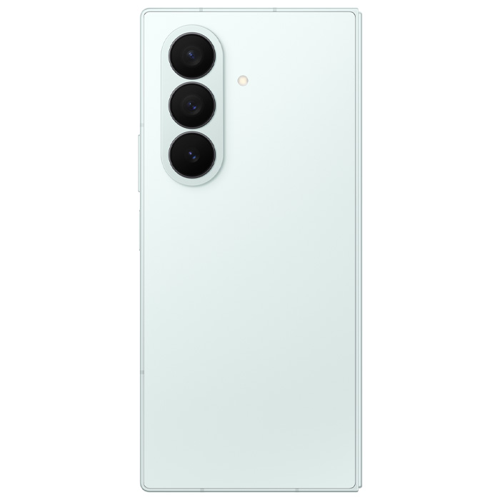 قاب پشتی گوشی موبایل سامسونگ Galaxy Z Fold 7 5G در حالت بسته در رنگ نعنایی