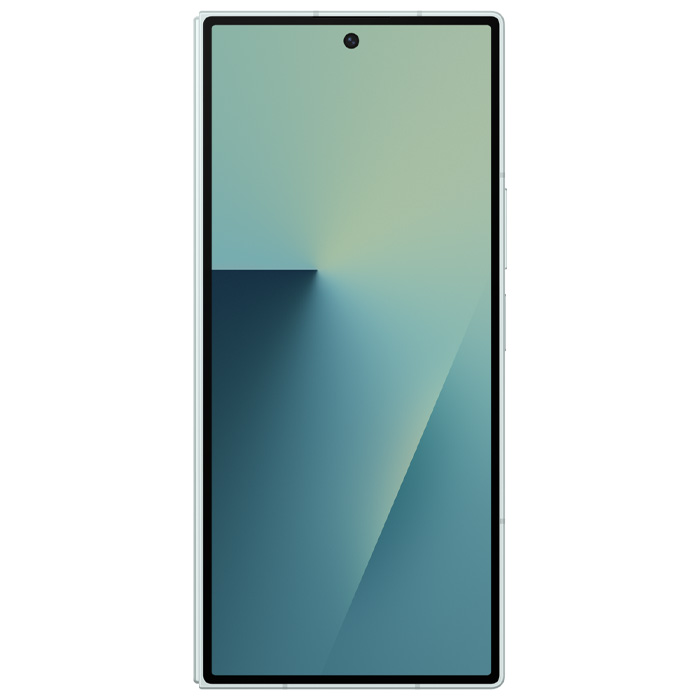 صفحه نمایش پشتی گوشی موبایل سامسونگ Galaxy Z Fold 7 5G در رنگ نعنایی