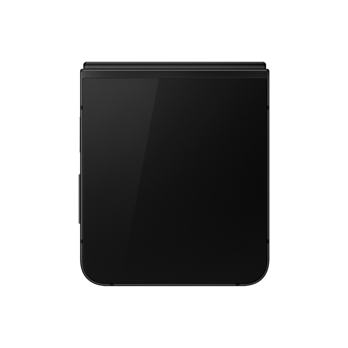 قاب پشتی گوشی موبایل سامسونگ Galaxy Z Flip 7 FE 5G در حالت بسته در رنگ مشکی