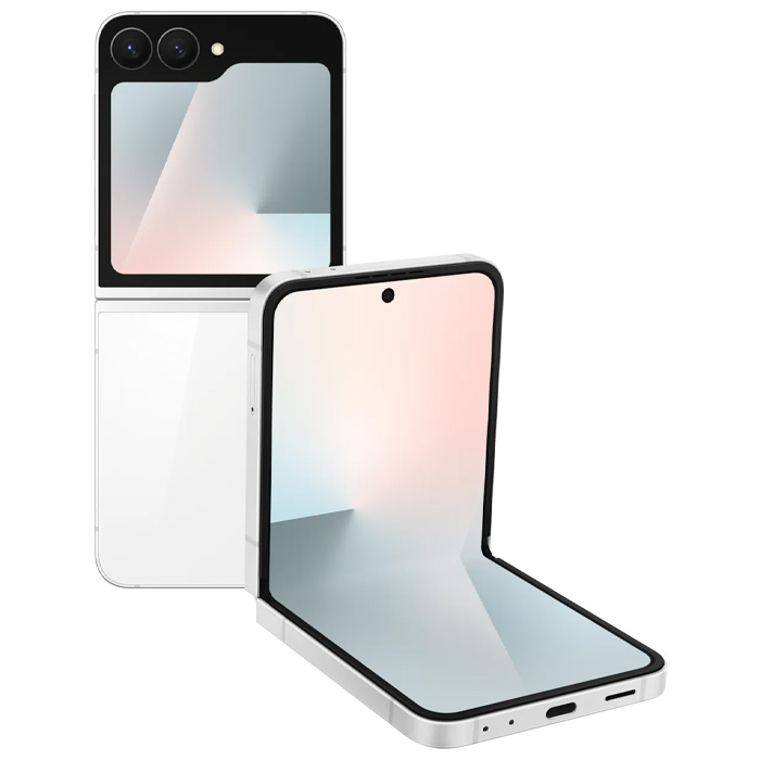 رنگ سفید گوشی موبایل سامسونگ Galaxy Z Flip 7 FE 5G