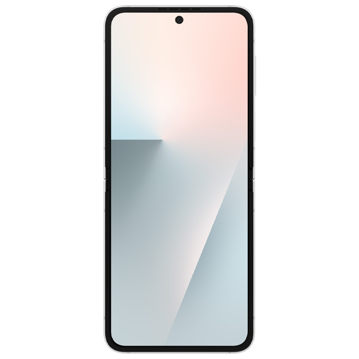 صفحه نمایش اصلی گوشی موبایل سامسونگ Galaxy Z Flip 7 FE 5G در رنگ سفید