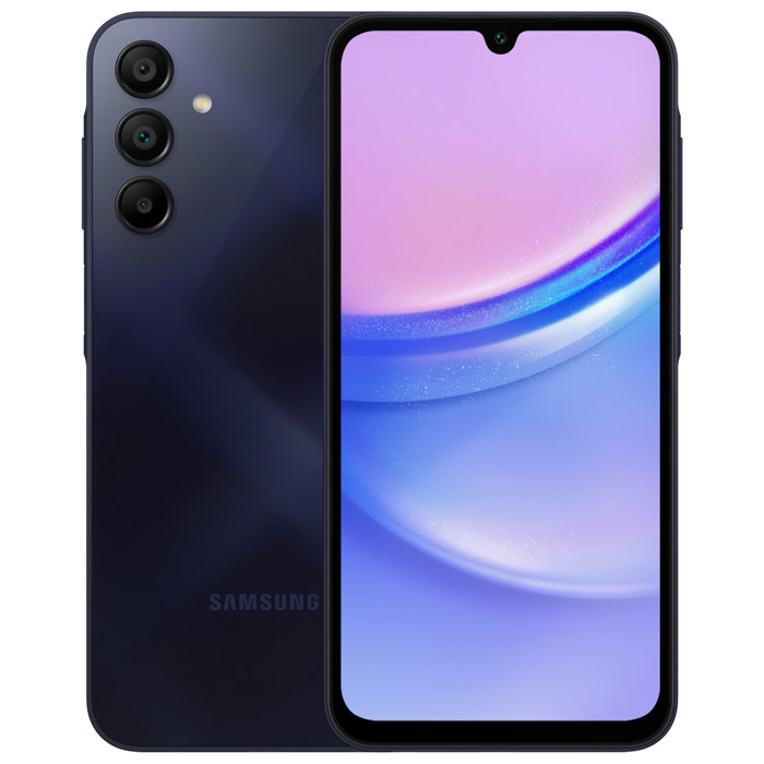 رنگ سرمه‌ای گوشی موبایل سامسونگ Galaxy A15