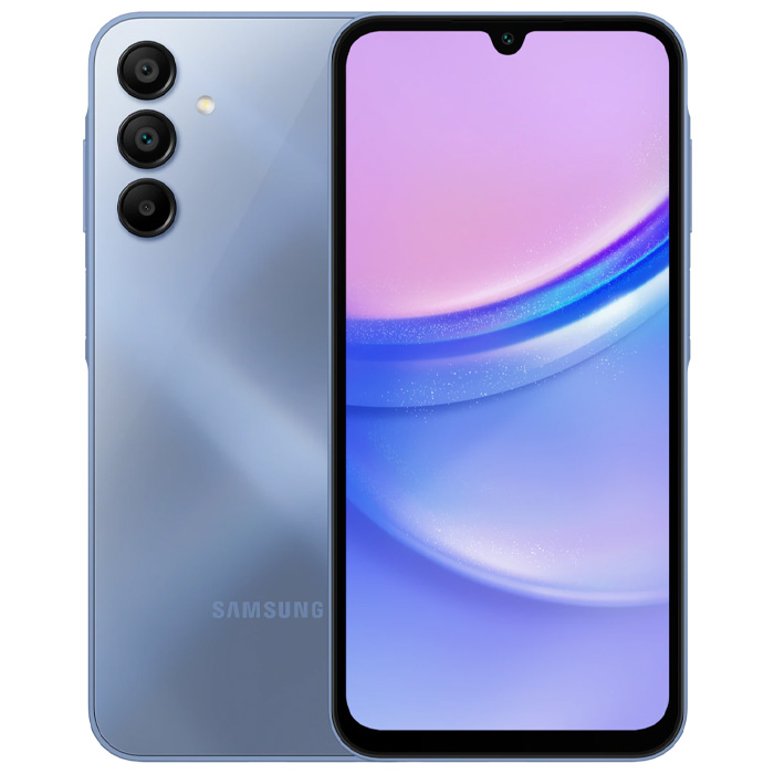 رنگ آبی گوشی موبایل سامسونگ Galaxy A15