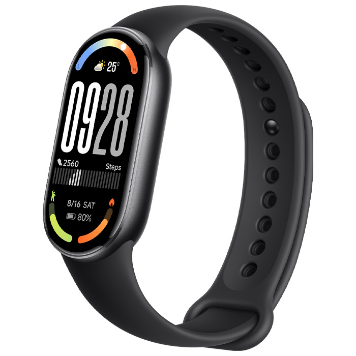 رنگ مشکی مچ بند هوشمند شیائومی مدل Mi Smart Band 10 M2459B1