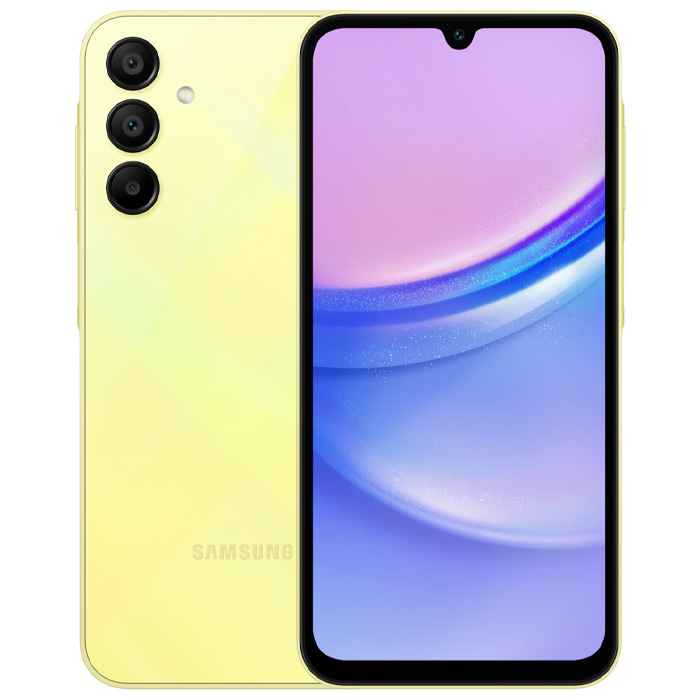 رنگ زرد گوشی موبایل سامسونگ Galaxy A15