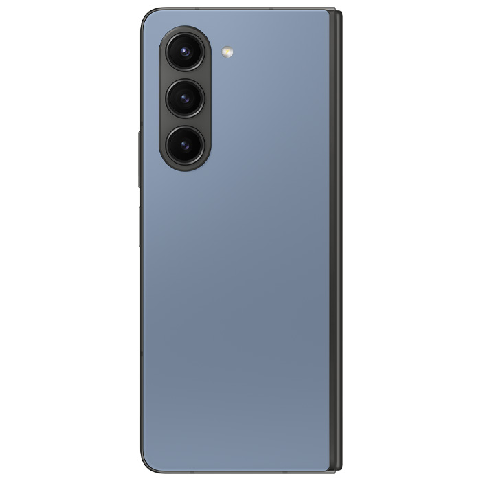 حالت بسته قاب پشتی گوشی موبایل سامسونگ Galaxy Z Fold 5 5G در رنگ آبی