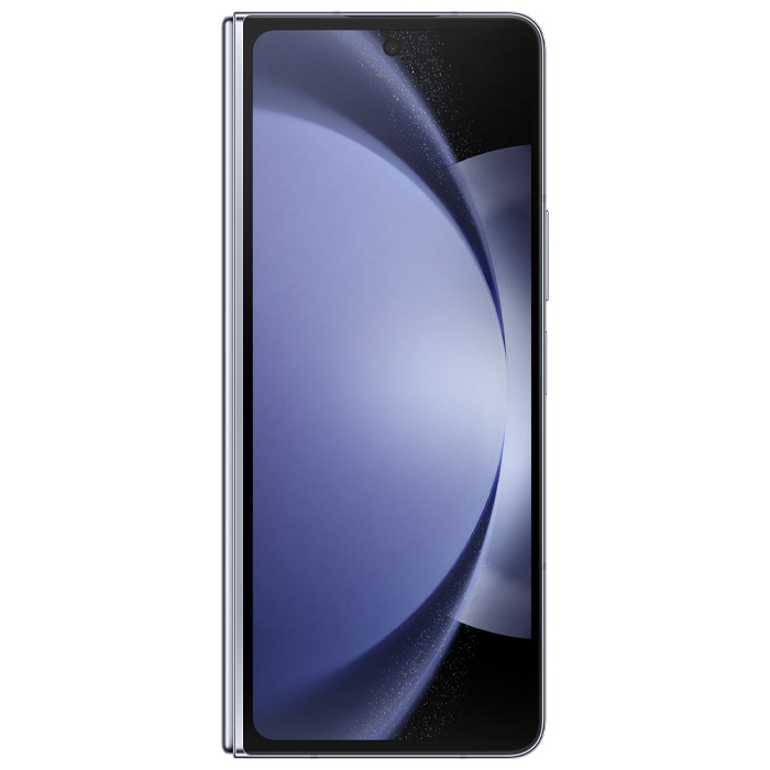 صفحه نمایش پشتی گوشی موبایل سامسونگ Galaxy Z Fold 5 5G در رنگ آبی روشن