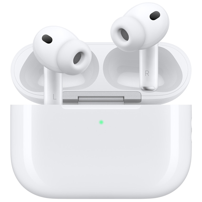 نمای روبرو هندزفری بلوتوثی اپل Type-C مدل AirPods Pro 3