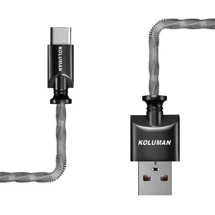 کابل کلومن تایپ سی مدل KD-21 USB-C to USB Cable در رنگ مشکی