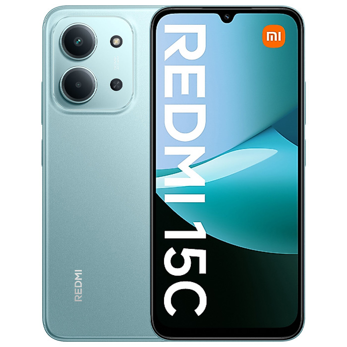 رنگ سبز گوشی موبایل شیائومی Redmi 15C