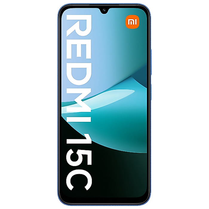صفحه نمایش گوشی موبایل شیائومی Redmi 15C در رنگ آبی