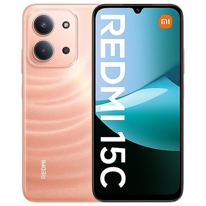 رنگ نارنجی گوشی موبایل شیائومی Redmi 15C