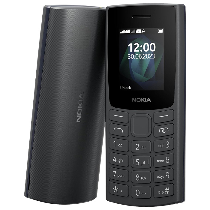 گوشی موبایل نوکیا Nokia 105 2G 2023 (TA-1557) دو سیم کارت در رنگ مشکی