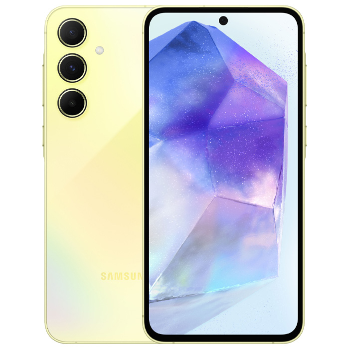 رنگ لیمویی گوشی موبایل سامسونگ Galaxy A55 5G