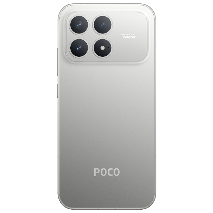 قاب پشتی گوشی موبایل شیائومی Poco F8 Pro 5G در رنگ نقرهای
