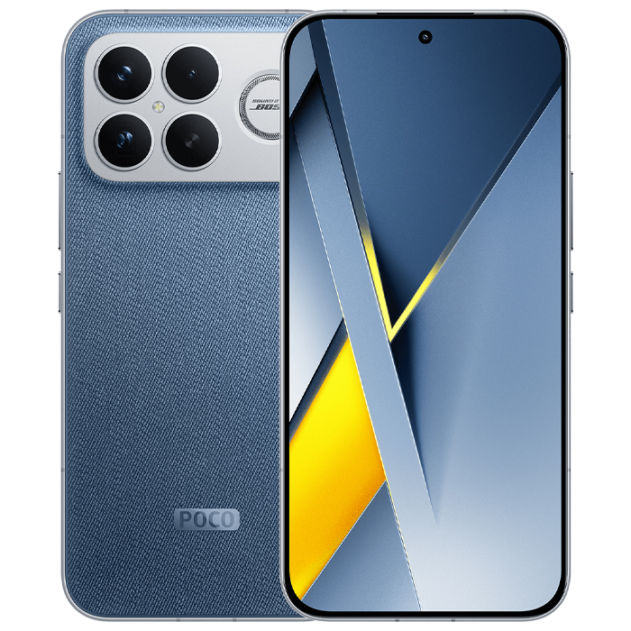 رنگ آبی گوشی موبایل شیائومی Poco F8 Ultra 5G