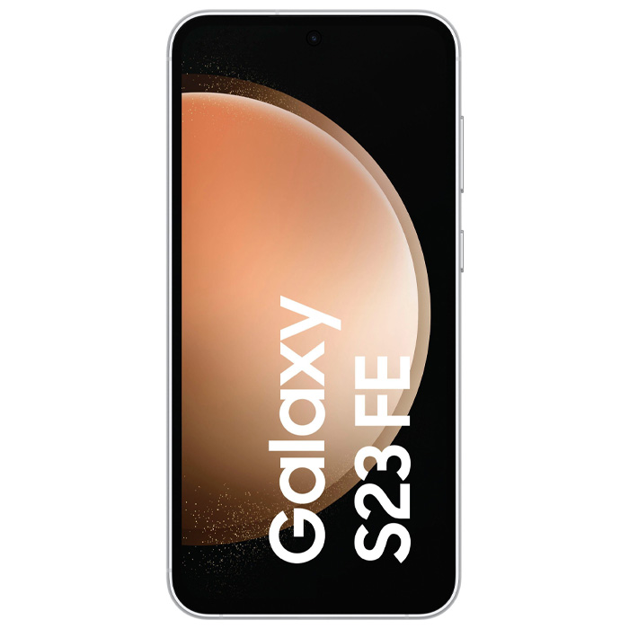 صفحه نمایش گوشی موبایل سامسونگ Galaxy S23 FE 5G در رنگ کرم