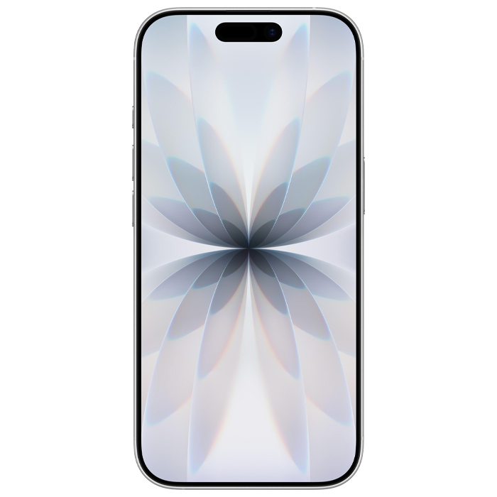 صفحه نمایش گوشی موبایل اپل iPhone 17 در رنگ سفید