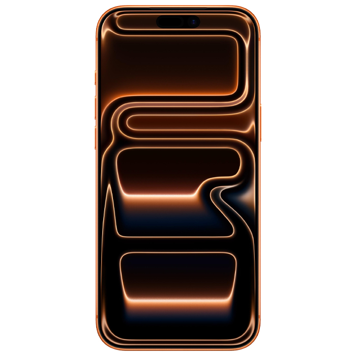 صفحه نمایش گوشی موبایل اپل iPhone 17 Pro Max در رنگ نارنجی