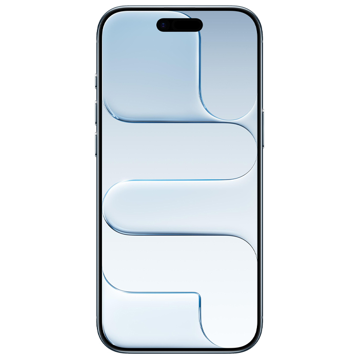 صفحه نمایش گوشی موبایل اپل iPhone 17 Air  در رنگ آبی