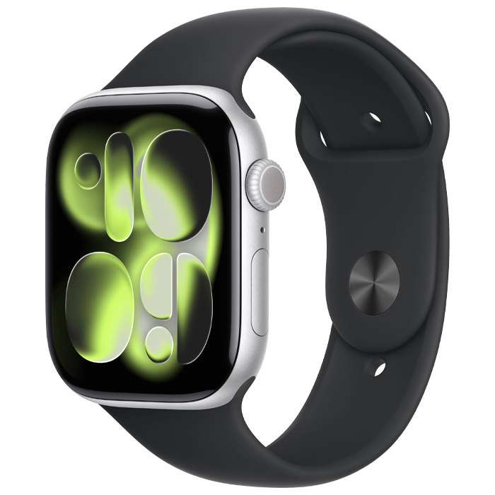 رنگ سیلور ساعت هوشمند اپل مدل Apple Watch Series 11 46mm