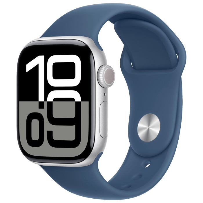 رنگ نقره‌ای ساعت هوشمند اپل مدل Apple Watch Series 10 42mm