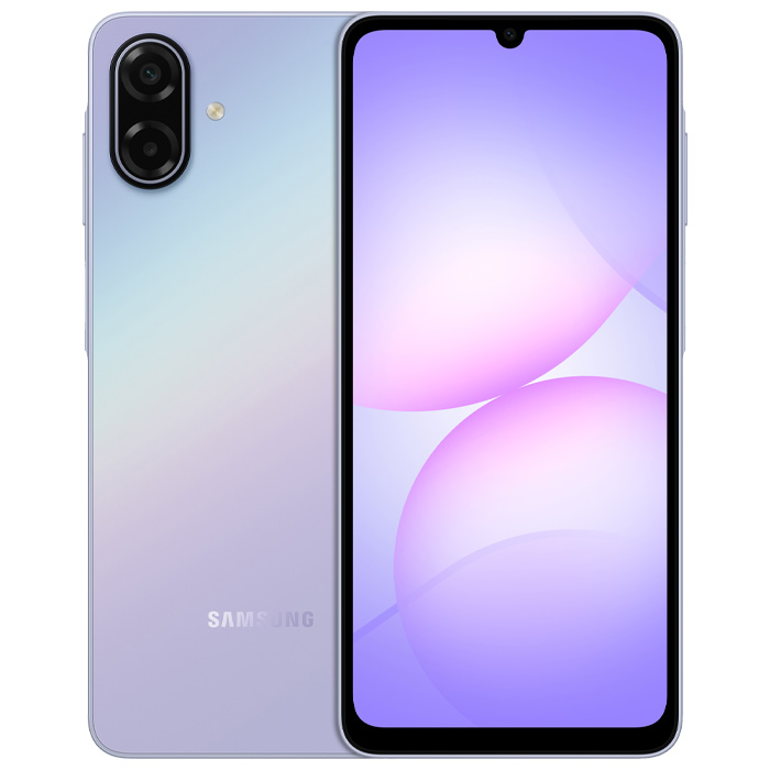 رنگ بنفش روشن گوشی موبایل سامسونگ Galaxy A07 5G