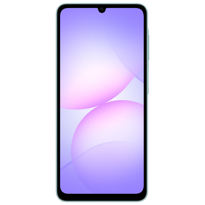 صفحه نمایش گوشی موبایل سامسونگ Galaxy A07 5G  در رنگ سبز روشن