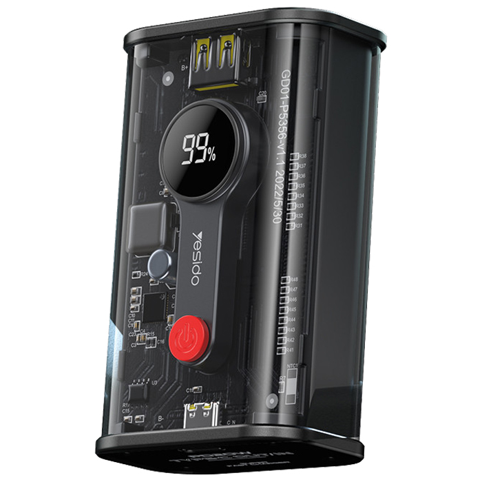 پاوربانک یسیدو 20W مدل YP35 با ظرفیت 10000 میلی آمپر ساعت