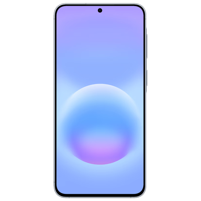 صفحه نمایش گوشی موبایل سامسونگ Galaxy A57 5G در رنگ آبی روشن
