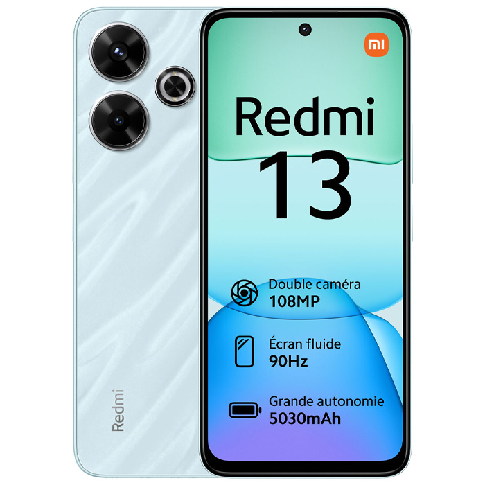 رنگ آبی گوشی موبایل شیائومی Redmi 13