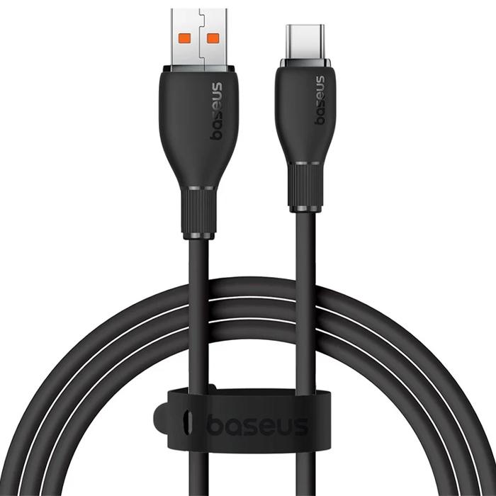 کابل بیسوس 100 وات USB-C مدل Pudding Series P10355703111-B1 با طول 1.2 متر