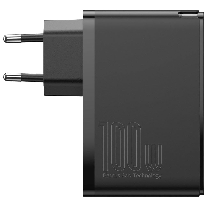 نمای کناری شارژر همراه 100W بیسوس مدل GaN2 Pro Fast Charger CCGAN2P-L01