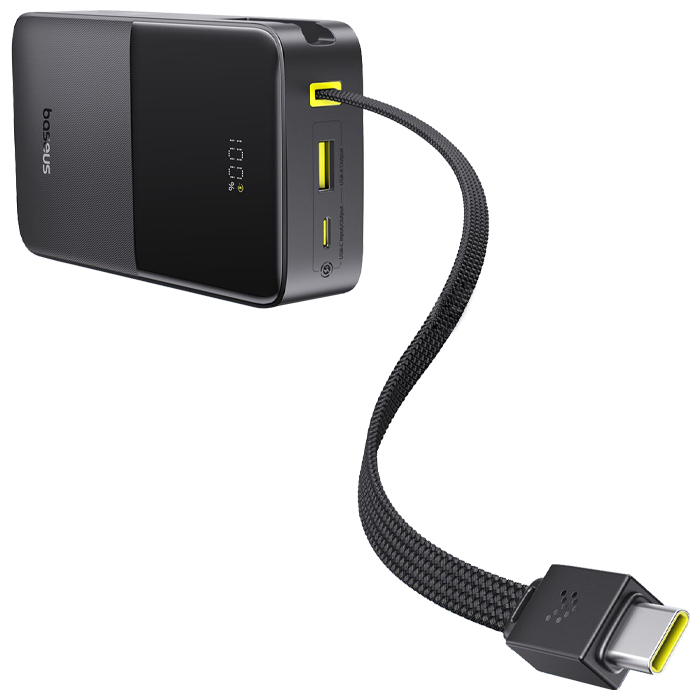 پاوربانک بیسوس 22.5W مدل E0027701 EnerFill FC51 Bipow2 Pro با ظرفیت 20000 میلی آمپر ساعت