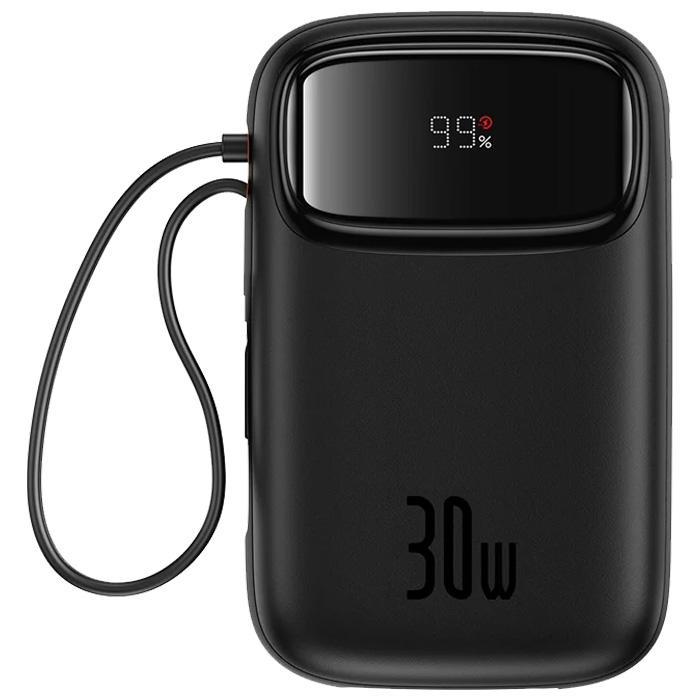 پاوربانک بیسوس 30W مدل P10055008113 QPow 2 Digital Display با ظرفیت 10000 میلی آمپر ساعت