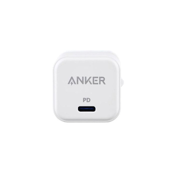 نمای درگاه شارژ شارژر همراه 20W انکر مدل PowerPort III PD A2149 در رنگ سفید