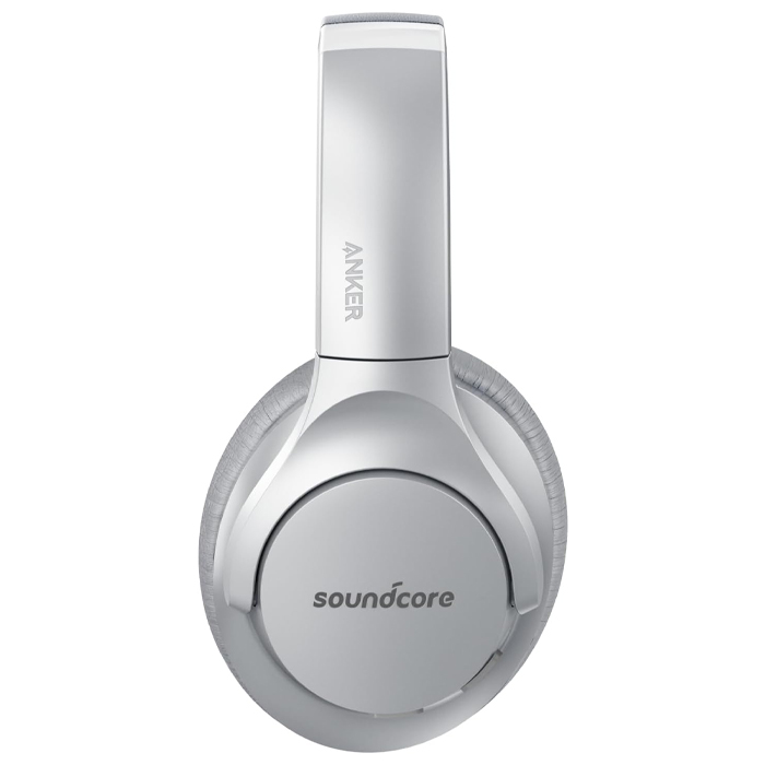 نمای کناری هدفون بلوتوثی انکر مدل Soundcore Life Q20 (Upgraded) A30250 در رنگ نقره‌ای
