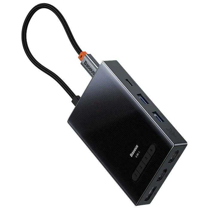 هاب بیسوس HUB Adapter مدل PioneerJoy 8-Port WKYY030413
