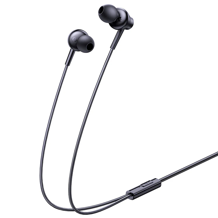 نمای کلی هندزفری بیسوس مدل Encok HZ11 Wired Earphones Cluster A00164200113-Z1 در رنگ مشکی