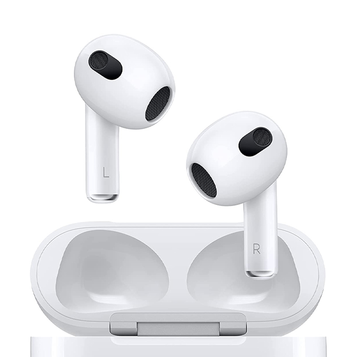 نمای گوشی‌های هندزفری بلوتوثی اپل Type-C مدل AirPods 3
