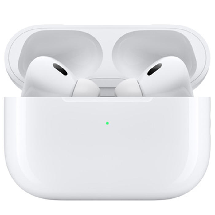 نمای روبرو هندزفری بلوتوثی اپل Type-C مدل (2nd generation) AirPods Pro MTJV3