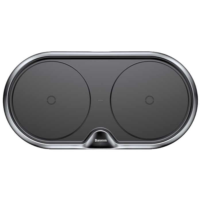 استند شارژ بیسیم بیسوس مدل Dual Wireless Charger WXXHJ-A01